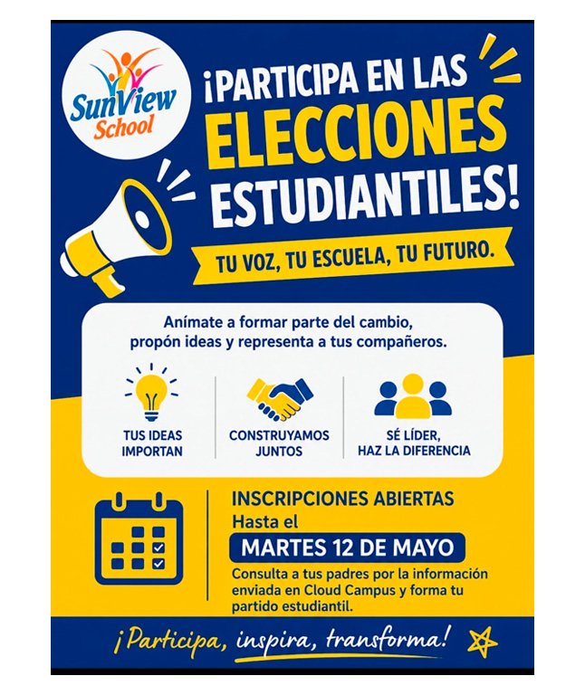 Elecciones Estudiantiles Sun View School